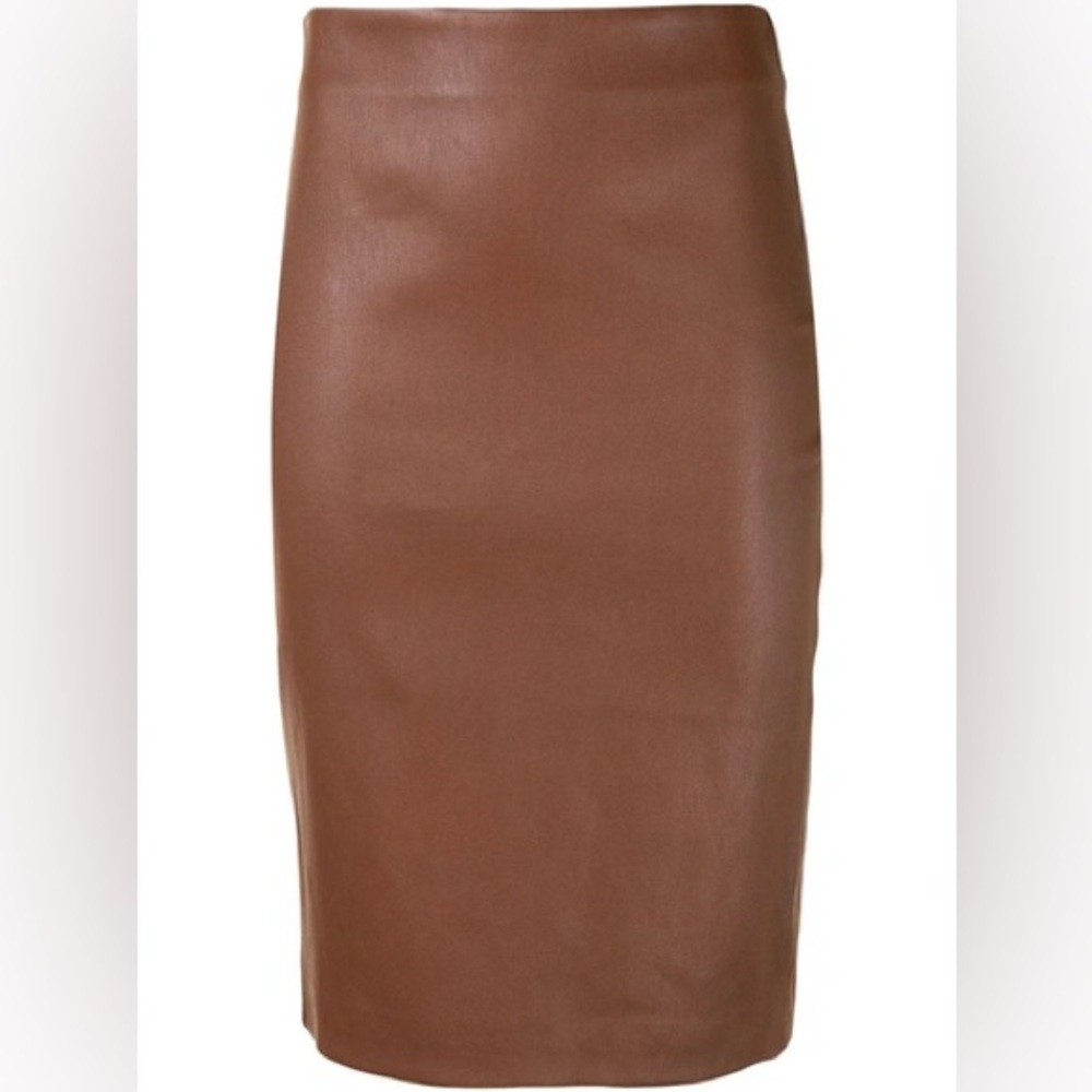 Theory Leather Skirt